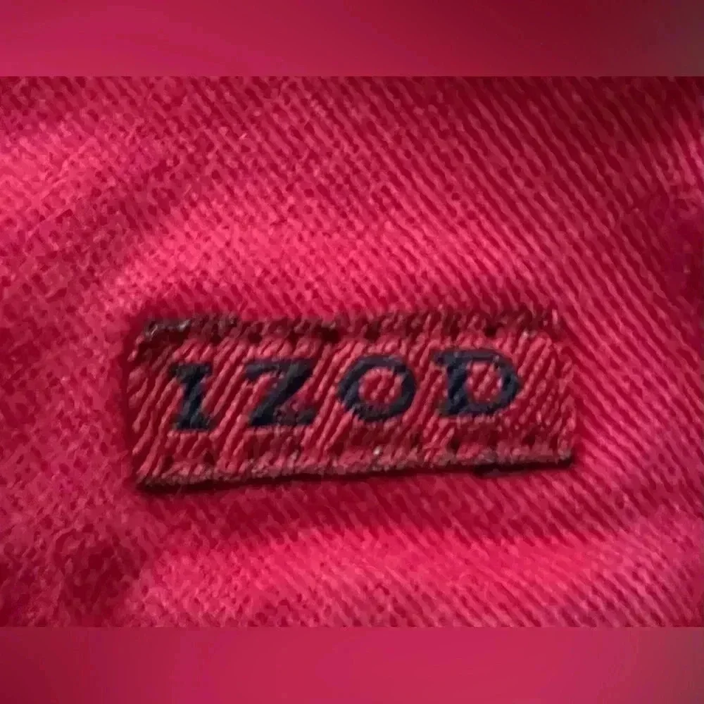IZOD | men’s red flat front shorts. Size: 38​